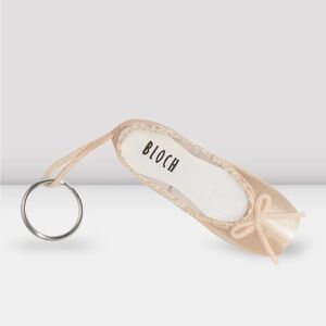 COPY - Bloch mini pointe shoe key chain in pink satin